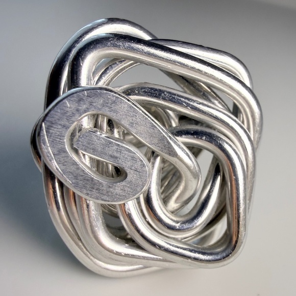 Twisted Aluminum Ring - Picture 2 of 6